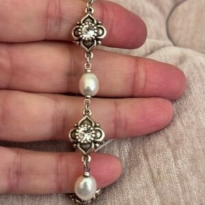 Brighton Alcazar Silver and White Pearl Bracelet New with tags